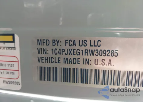 2024 Jeep Wrangler 4-Door Sahara 4X4 из США, поврежденный, VIN 1C4PJXEG1RW309285